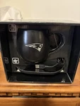 18 Oz Ceramic Heated Mug With Heating Plate New England Patriots Nfl Football. Price: $12.99.