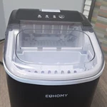 Euhomy IM-06D Countertop Ice Maker Black Electric Portable Removable Basket Used. Price: $39.99.