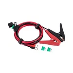 Battery Alligator Clips Clamp Clip-on 3/8" Ring Eyelet Terminal Boost Cabl... New. Price: $34.33.