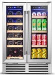 Bodega 24" Dual Zone 19-WINE Bottles 57-CANS Cooler W/ Smart Control New. Price: $789.00.