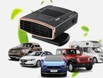 Lilituan LJ-008 Auto Air Purification Heater Fan 200W, 12V 360 Rotating Black&s New. Price: $37.95.