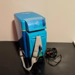 Angel Canadian Thermoelectric Car Cooler & Heater, 12 Volt Travel Fridge Used. Price: $55.00.