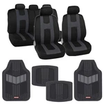 Bdk Autosport Charcoal Car Seat Covers Full Set With Matching Of Heavy Du... New. Price: $90.00.