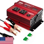 500W Power Inverter Car/light Truck 12V Dc To 110V Ac Converter Usb And 3.0A New. Price: $62.09.
