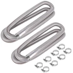 Dojobkinb Stainless Steel Exhaust Hose Fuel Tank Diesel Gas Vent Length New. Price: $50.26.