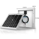 Acopower 10W Mono Solar Panel For 12V Battery Charging Rv Boat, Off Grid New. Price: $27.90.
