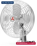 Heavy Duty 12V 8.75-INCH FAN,2-SPEEDS,ALL-METAL For Rvs, Cars, Trucks, Etc.c New. Price: $47.23.