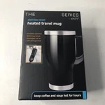 The Black Series By SHIFT3, Stainless Steel Heated 12 Volt Travel Mug 14 Oz New. Price: $10.00.