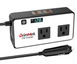 Drimmek 200W Car Power Inverter, Plug Adapter Outlet 12V To 110V White New. Price: $26.94.