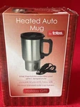 New In Box - Totes Heated Auto 16 Oz Tea, Coffee Mug 12V Dc Car Adapter Open. Price: $6.00.