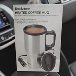 Brookstone Heated Coffee Mug 12V Car Outlet 13 Oz. Travel New. Price: $7.50.