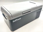 Setpower FC15 Mobile Freezer/refrigerator 15.8 QUARTS/15L DC12/24V W/ Ac Adapter Open. Price: $105.00.