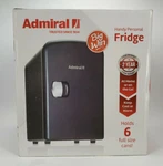 Admiral Handy Personal Fridge Holds 6 Full Size Cans Keep Cool Or Warm Big Win New. Price: $59.98.
