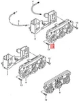 Fresh Air And Heater Controls For Rear Window Heated 1K0819047CHWHS New. Price: $256.72.
