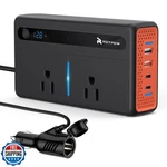 Roypow 300W Car Power Inverter, Dc 12V To 110V Ac With Cigaret New. Price: $53.83.