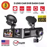 Dual Lens Car Dash 1080P Hd Front/rear/inside Video Recorder Camera G-sensor New. Price: $19.99.
