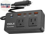 300W Car Power Inverter - Dual Dc 12V To 110V Ac Outlet Adapter Wall Plu New. Price: $39.22.