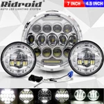 7" Led Headlight & 4.5" Passing Lights For Harley-davidson Dyna Switchback Fld New. Price: $61.99.
