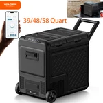 Wolfbox Portable 12V Car Refrigerator 39/48/58 Quart Dual Zone Fridge -8 68 New. Price: $389.99.