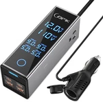 300W Car Power Inverter With 12V To 110V Dual Ac Outlets & 4 Fast Usb Ports (QC3 New. Price: $56.25.