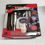 Heated Travel Mug, 12 Volts, 16OZ, 145 Wagan Tech, Dc Car Charger Twin Pack New. Price: $10.00.
