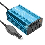 400W Power Inverter, Fsatbtne Dc 12V To 110V Ac Car Plug Adapter Outlet Converte New. Price: $34.99.