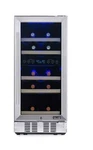 Newair 15 Built-in 29 Bottle Dual Zone Compressor Wine Fridge. Price: $499.98.