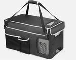 Bougerv 23 Quart Insulated Protective Cover, 12 Volt Car Refrigerator Open. Price: $49.99.