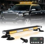 Xridonsen 28.4" 80 Led Roof Top Strobe Light Bar Amber/white New. Price: $127.98.