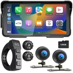 Professional Motorcycle Carplay With Dash Cam (includes SD-128G), Android Aut... New. Price: $221.32.