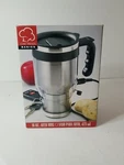 16 Oz Plug-in Heated Auto Mug Chef Trend Basics Silver And Black New. Price: $11.12.