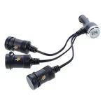 Powerdrive PD9211USBBL Adapter, 3-WAY, 12 Dc, W/ Port New. Price: $21.25.