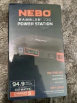 New Sealed Nebo Rambler 100 Power Station Bank 94.9 Watt Hours Output. Price: $89.99.