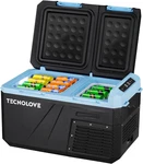 Portable 27QT Car Refrigerator - Dual Zone Mini Freezer For Road Trips & Camping New. Price: $315.99.