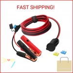 Cuzec 12V/ 24V Extension Cord Plug Socket With Battery Clamp 4.9FT 1.5M 16 Awg New. Price: $14.74.
