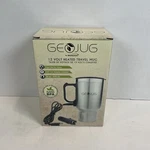 Brentwood Geojug Heated Travel Mug 16OZ. - Car Plug New. Price: $13.99.