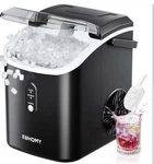 Euhomy Nugget Countertop Ice Maker 34 Lbs Portable Self-cleaning Black Electric New. Price: $121.95.