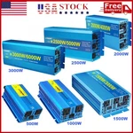 3000W 6000W Pure Sine Wave Power Inverter 12V 24V To 110V Converter Travel Kit. Price: $53.99.