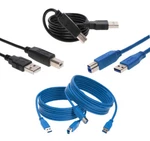 Usb 2.0/3.0 High Speed Cable Male To Printer Scanner Cord Multipack Lot New. Price: $8.69.
