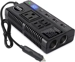 Car Power Inverter 120W Dc 12V 24V To 110V Charger Adapter With Black New. Price: $44.05.