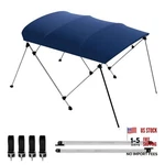 Bimini Boat Top Cover Sun Shade 3-4 Bow Canopy Includes Straps 2 Rear New. Price: $252.06.