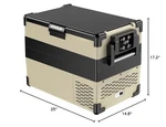 Eenour Electric Cooler Portable 12 Volt Car Refrigerator 44QT(42L) - Black Open. Price: $240.74.