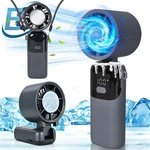 Portable Handheld Turbo Fan With Cold Compress For Outdoor Travel Working Gifts New. Price: $13.99.