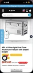 Silver Iceco APL35 Dual Zone Portable Fridge FREEZER,12V Car Refrigerator With New. Price: $500.00.