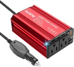 400W Power Inverter, Fsatbtne Dc 12V To 110V Ac Car Plug Adapter Outlet Red New. Price: $42.01.