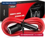 Nilight 10003W 14 Ft Male-to-female Extension Cord Cable Heavy Duty 12V/24V Car New. Price: $15.61.