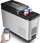 Portable 12V Car Refrigerator, 16 Quart Cooler For Camping & Travel New. Price: $433.99.