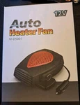 Auto Heater Fan Portable For Car Camping XF-D5001, Red 12V New. Price: $12.98.