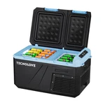 Tecnolove 25L Car Refrigerator Freezer, 27QT Dual Zone Por Open. Price: $385.00.