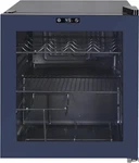 Slate Blue Beverage Cooler For 15 Wine Bottles 60 Cans, Adjustable Thermostat New. Price: $269.99.